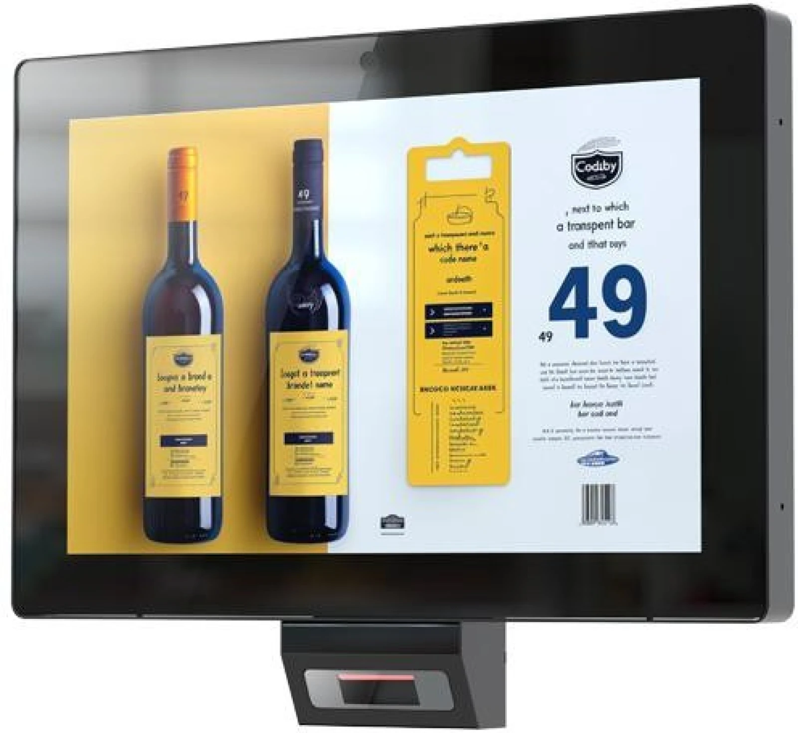 POS Logic C102 Windows Price Checker – Touchscreen POS Terminal